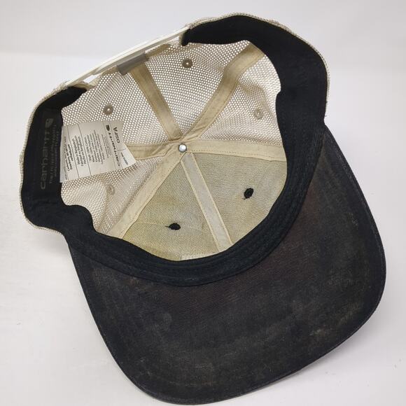 Carhartt Since 1889 Snapback Trucker Hat Black One Size Mesh Back - Picture 7 of 9